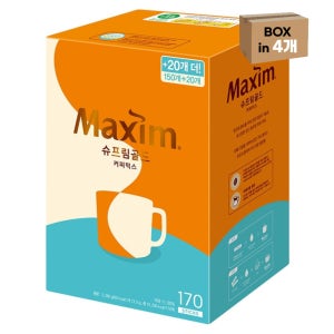 동서 맥심 슈프림골드 170T/ 1박스 4개입