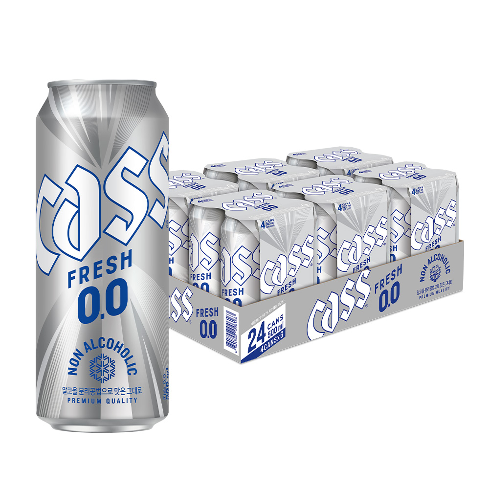 카스 제로 500ml 24캔 논알콜 무알콜맥주맛 음료