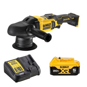 디월트 DCM848P1 충전 듀얼 액션 원형 광택기 20V 전동 공구 배터리 1개 세트
