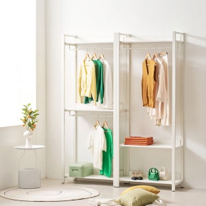 헤이몰리 데이지 1600 행거 철제 시스템 맞춤 옷장 드레스룸 세트