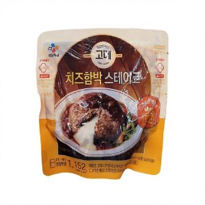 CJ 고메치즈함박스테이크 152g x 10개