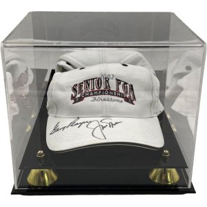 잭 니클라우스 게리 플레이어, 2002 시니어 PGA 챔피언십 모자 JSA 서명 사인 골프 모자와 바이저