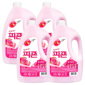 피죤 섬유유연제 핑크로즈 2.9L x4개