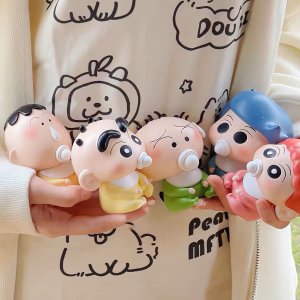 Palm treer 아기 춘일부짱구 젖꼭지 미니 피규어 선물 세트 책상용 차량용 장식품