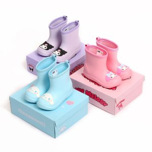 산리오 파스텔 레인부츠 키즈 아기 유아 여아 남아 어린이 초등 주니어 장화