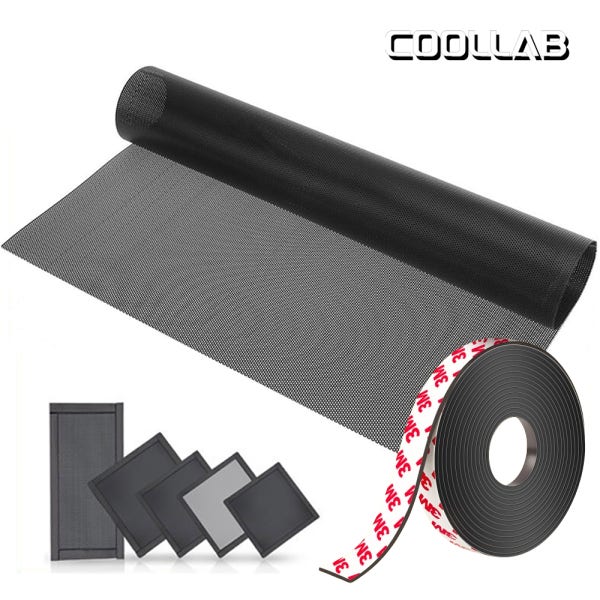 쿨랩스토어 쿨랩 컴퓨터 먼지필터 자석 먼지망 메쉬 본체 케이스 50cm x 30cm