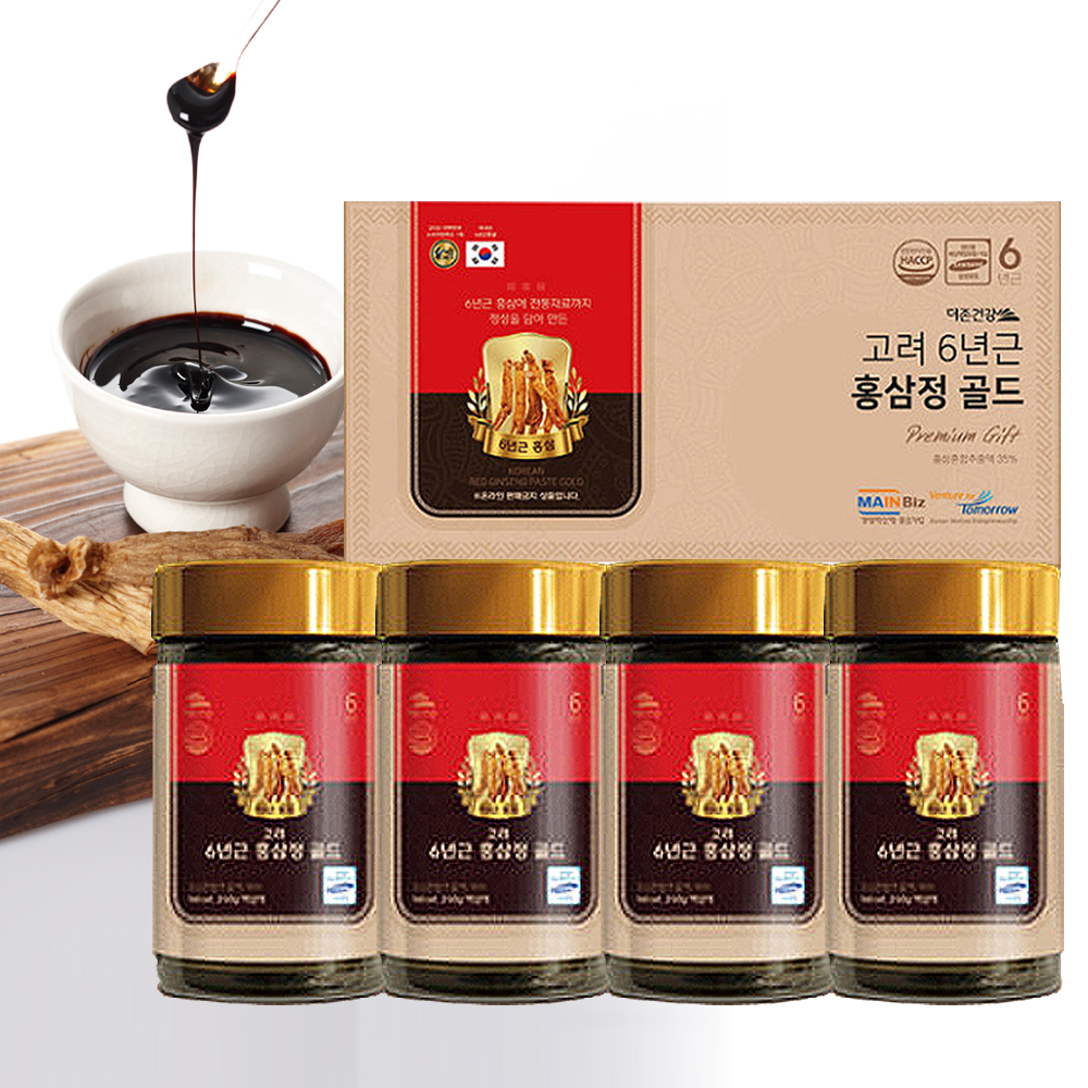 고려 <b>홍삼정골드 240g</b> 4병 외 1종 명절 선물세트