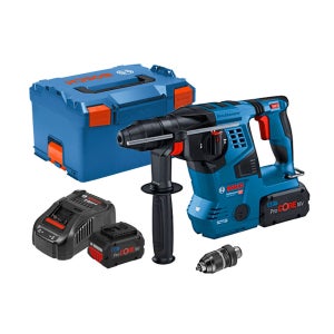 보쉬 함마드릴 GBH 18V-28CF 충전 로터리 해머드릴 세트 18V 8.0Ah