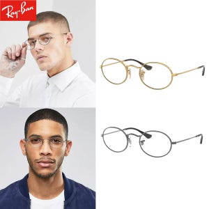 레이벤 긱시크 안경테 빈티지 레트로 타원형 금속테 RayBan RX3547