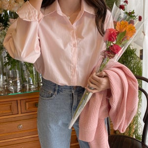 간절기 베이직 파스텔 모던 남방 셔츠(6color)