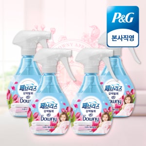 페브리즈 섬유탈취제 섬유향수 강력탈취 다우니 에이프릴향 본품 370ml 4개