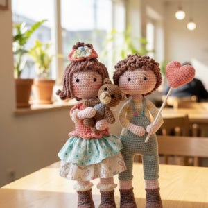 [도안집] 로맨스 도안집 (바늘노리 코바늘 DIY 베베돌 손뜨개 인형 뜨기 뜨개질 패키지)