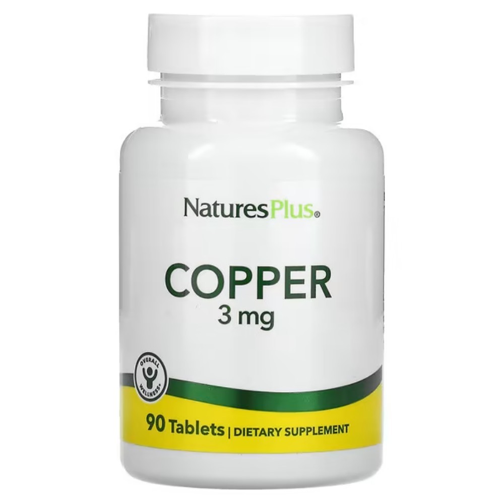 <b>NaturesPlus 구리</b> 3mg 타블렛