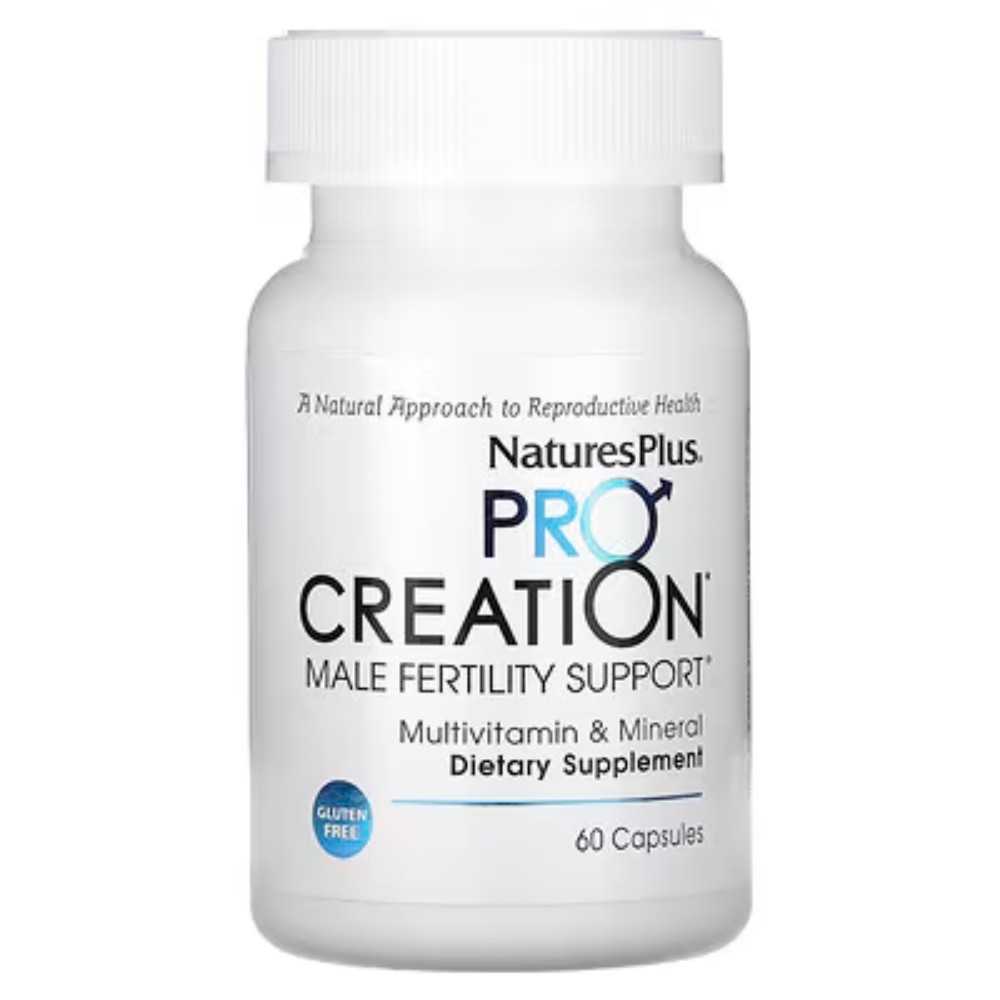 <b>NaturesPlus 종합</b>비타민 ProCreation 남성용 퍼틸리티 서포트 캡슐