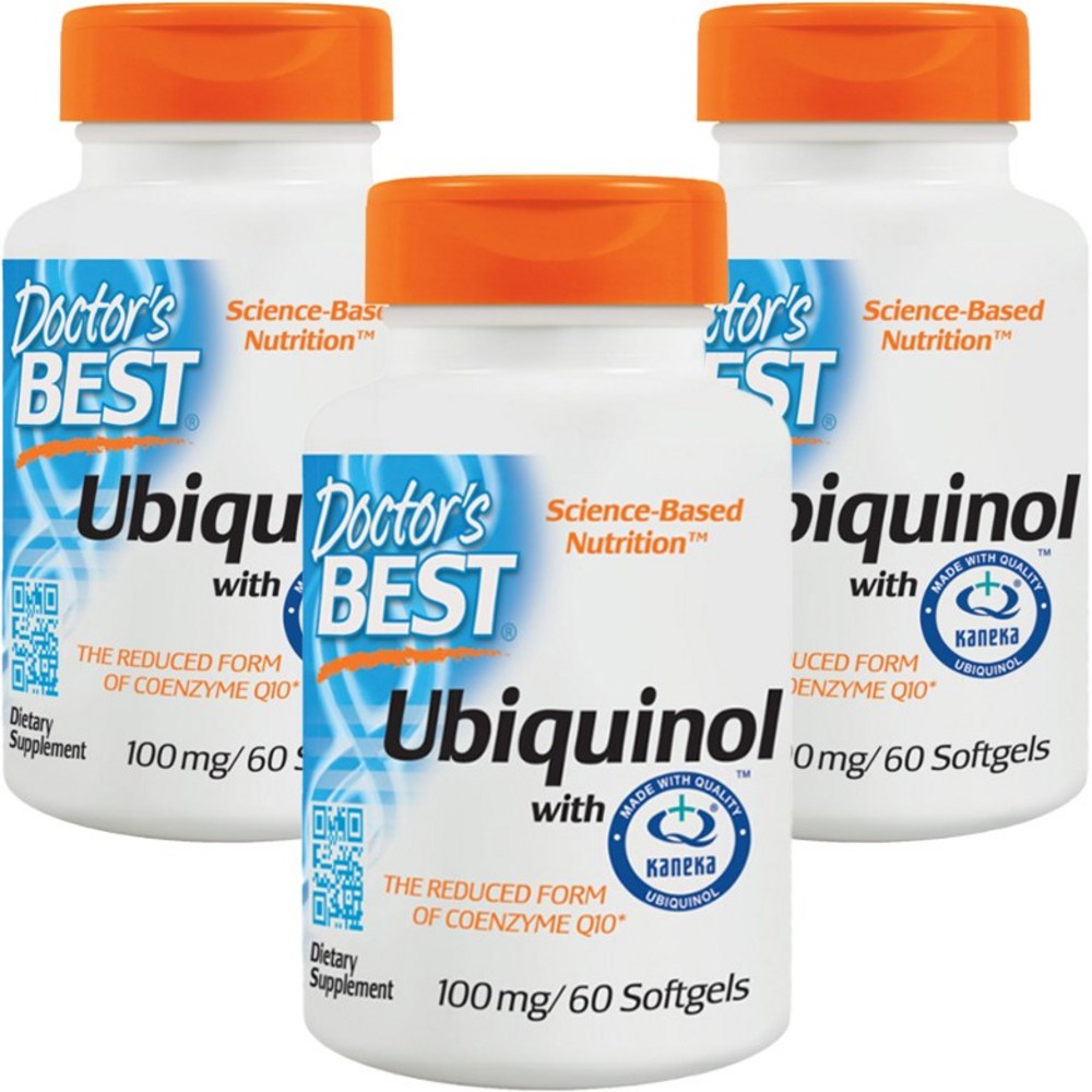 닥터스베스트 <b>유비퀴놀</b> 코엔자임Q10 100mg 60정 3개