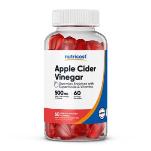 뉴트리코스트 애사비 애플 사이다 비니거 500mg 60구미 1개 석류 비트 뿌리