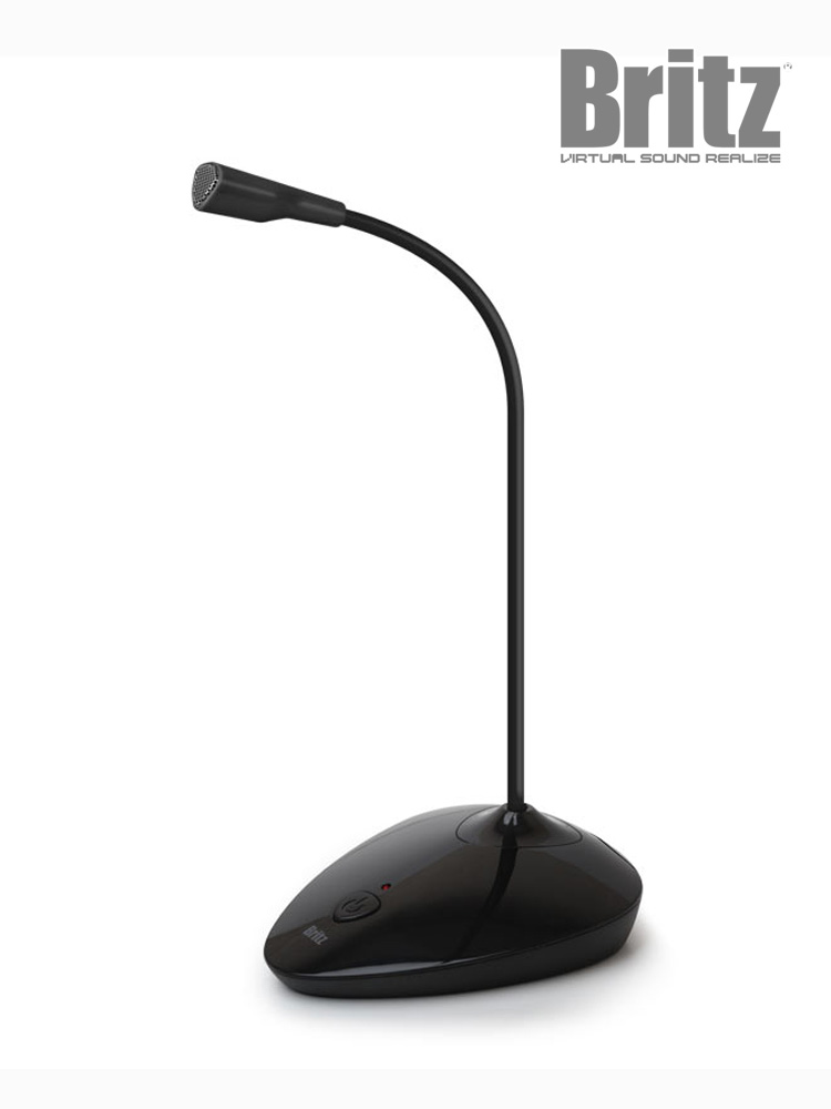 브리츠 BZ-GM10 유튜버 게이밍 보이스챗 고감도 콘덴서 마이크 노트북 PC컴퓨터