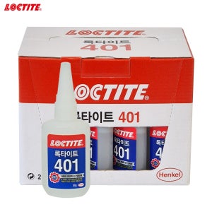 록타이트 순간접착제 401 50g 1BOX 20개입 산업용 초강력 다용도본드