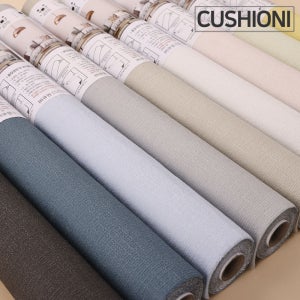 쿠셔니 붙이는벽지 실크 단열 스티커 결로방지 셀프도배 폭 50cm 2.5m, 스노우화이트