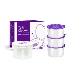 아토세이프 매직싹 자동 변기 세정제 본품+리필 3개입