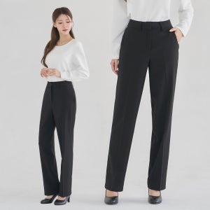 일자 여자 정장 바지 슬랙스 팬츠 빅사이즈 [무지]