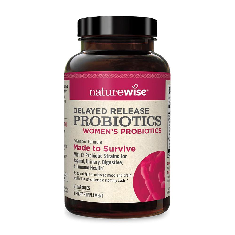 네이쳐와이즈 <b>타임 릴리즈</b> 유산균 <b>우먼스 케어</b> 900억 CFU 40 캐플릿