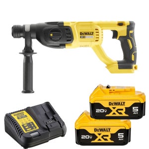 디월트 DCH133P2 무선 로터리 햄머 드릴 20V 충전 공구 배터리 2개 세트