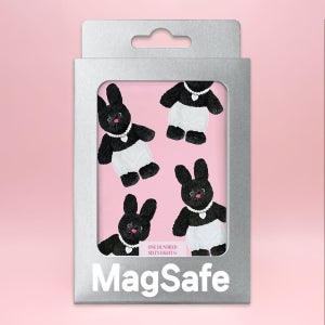 맥세이프 보조배터리 C타입 아이폰 귀여운 래빗 블루머 패턴