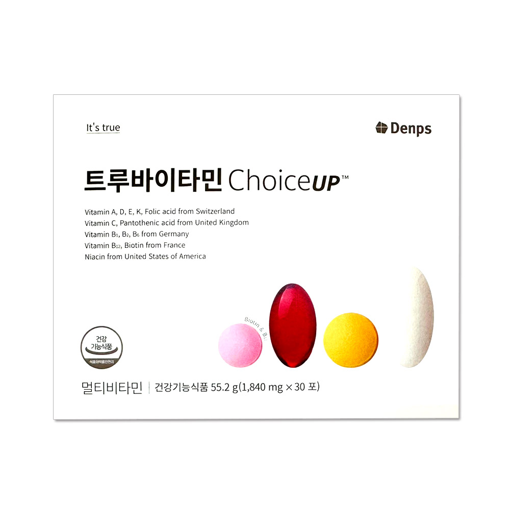 덴프스 트루바이타민 초이스업 Choice UP 1840mg X 30포 1박스