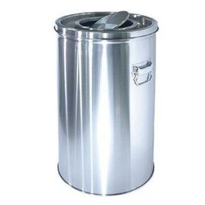 스텐 쓰레기 통 빌딩 실외 모래 재털이 휴지통 100L