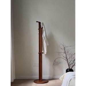 빈티지 우드행거 원룸 침실 원목 스탠드옷걸이