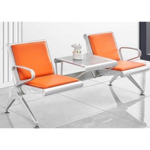 병원 의자 업소용 대기의자 고객 공항 테이블형 2인용