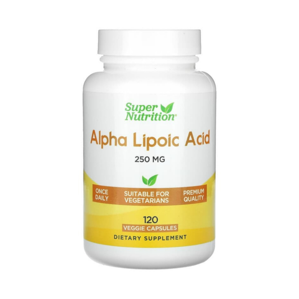 슈퍼뉴트리션 <b>알파리포산 250mg</b> 120정 베지캡슐