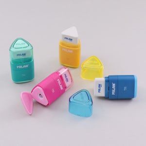 밀란 트라이 연필깎이 지우개 MILAN eraser with pencil sharpener TRI
