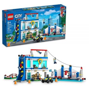 LEGO City Police Training Academy 60372, 장애물 코스가 있는 스테이션 놀이 세트, 말 피규어, 쿼드 바이크 장난감 및 장교 미니 피규어 6개, 만