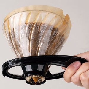 하리오 V60 글라스 핸드드립 커피 드리퍼 02 블랙 드립퍼 커피용품 추출기