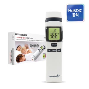 휴비딕 비접촉 적외선 체온계 HFS-900 + 휴대용 물티슈 1팩 포함