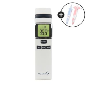 휴비딕 비접촉 피부 적외선 체온계 HFS-900 + 부거스틱 코 집게 이물질제거