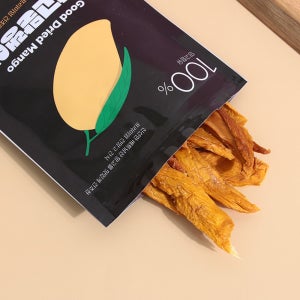 지브로와 베트남 최상급 무설탕 참좋은 망고 말랭이 80g x 8봉 세트