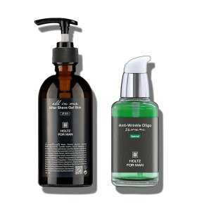 홀츠포맨 남성 남자 에프터 쉐이브 스킨 피토 올리고 세럼 에센스 60ml 2종 세트 주름개선 탄력 기능성 화장품