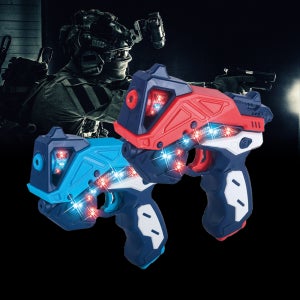 전자사운드 전자총 장난감 유아용 led라이트총 어린이장난감 어린이무기 트윈건 배틀건