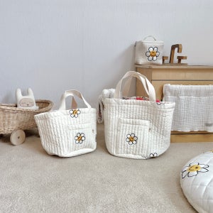 하두언니 누빔 바스켓 기저귀정리함