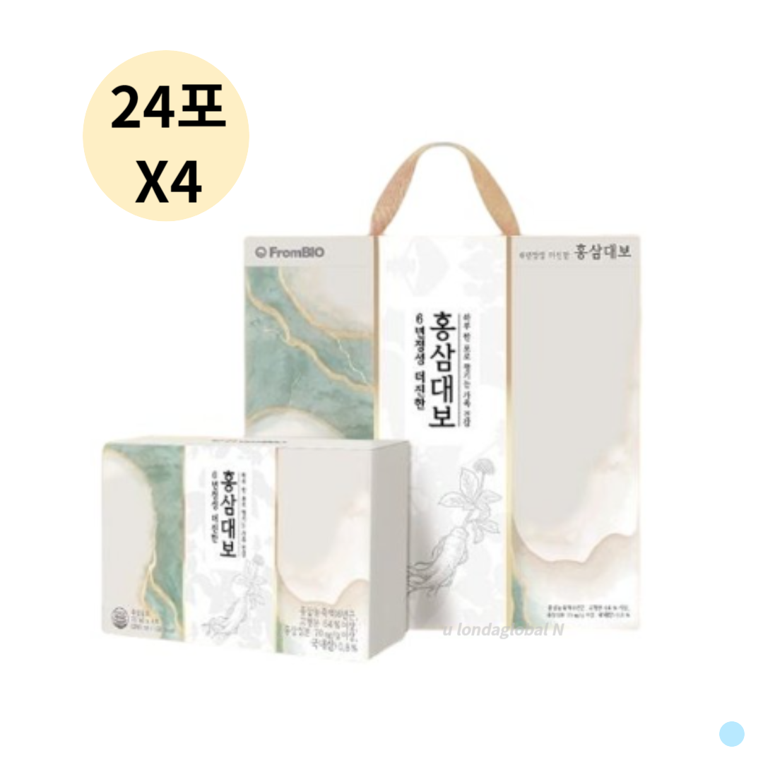 <b>프롬바이오 홍삼</b>대보 홍삼즙 환갑 선물 추천 4세트