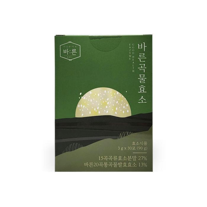 바른곡물효소 3g x 30포 1개 Ss