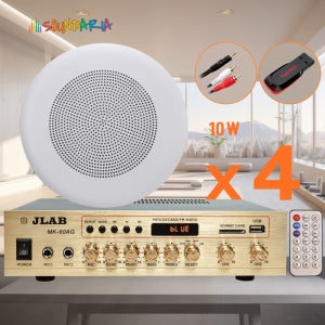 필라테스 병원 사무실 앰프스피커 매장 천장 매립 가게스피커 세트 MK-60AG 10W 4개