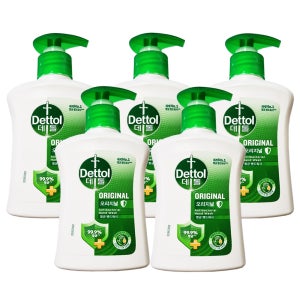 데톨 항균 핸드워시 오리지널 250mlX5개