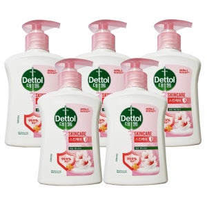 데톨 항균 핸드워시 스킨케어 250mlX5개