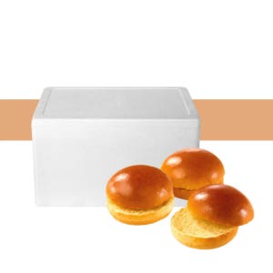 냉동 햄버거빵 55g, 36개 1박스 보냉포장 대용량 업소용 브리오슈번 수제 파베이크