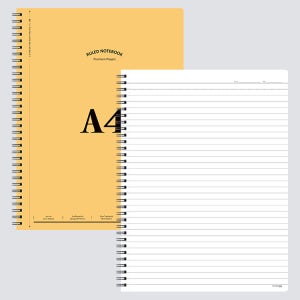 포포팬시 A4 심플 PP 인덱스 절취 노트 뜯어쓰는 두꺼운 하드노트 신학기 공시생 수능 공책