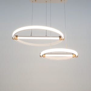 식탁조명 원형 라인 펜던트조명 LED 인센스 2등 65w (눈부심방지, 플리커로우)